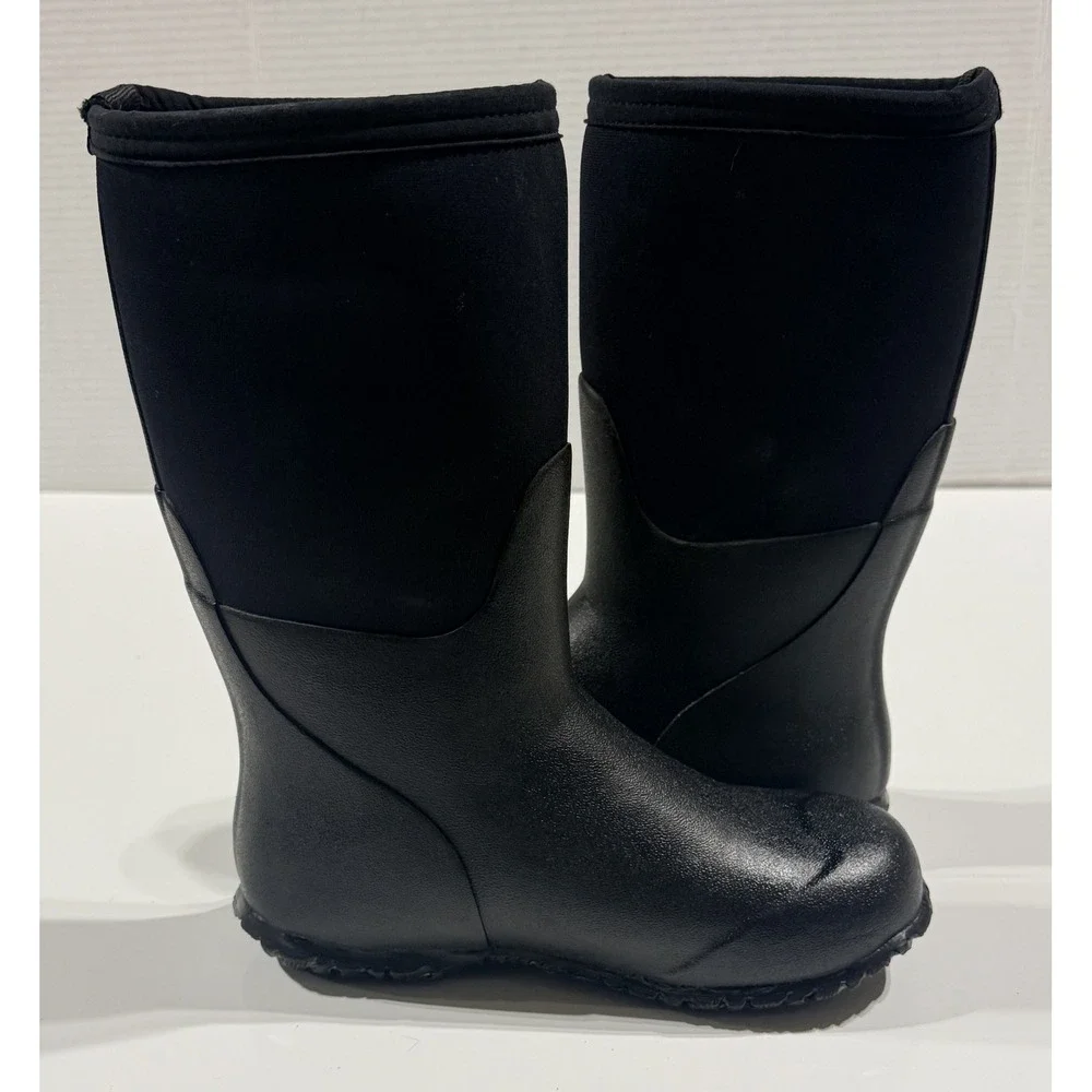 BOGS K Range - Kids Waterproof Boots - Black Neo-Tech Insulated - Youth Size 3